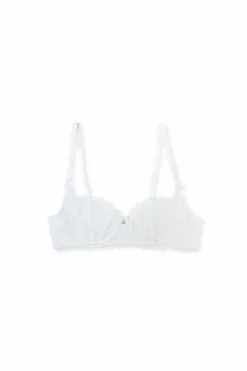 Biustonosz balkonetka z koronki