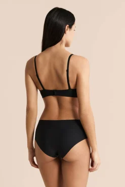 Biustonosz bandeau push-up z mikrofibry