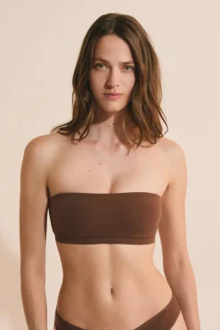 Biustonosz bandeau z mikrofibry