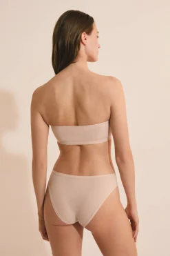 Biustonosz bandeau z mikrofibry