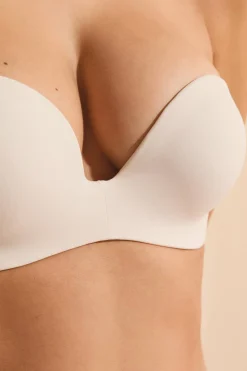 Biustonosz opaska z efektem push up i odpinanymi ramiączkami