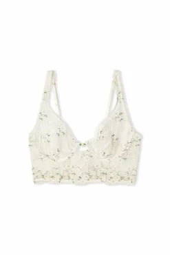Biustonosz typu bustier z koronką