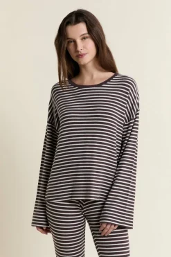Bluza piżamowa w paski