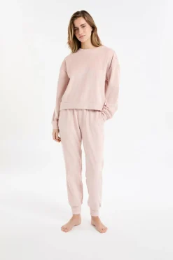Bluza piżamowa z okrągłym dekoltem