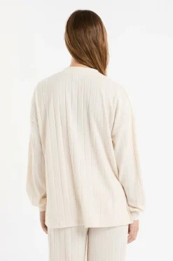 Bluza piżamowa z okrągłym dekoltem