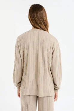 Bluza piżamowa z okrągłym dekoltem