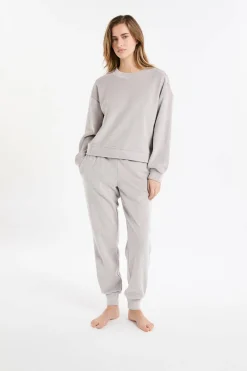 Bluza piżamowa z okrągłym dekoltem