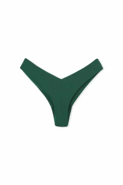 Brazyliany high leg dół od bikini satynowy