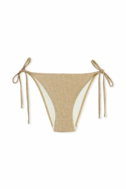 Dół kostiumu kąpielowego typu bikini wiązany z efektem opalizującym