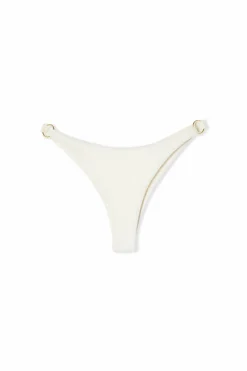 Dół od bikini brazyliany high leg teksturowany