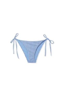 Dół od bikini wiązany w paski