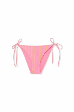 Dół od bikini w paski do wiązania