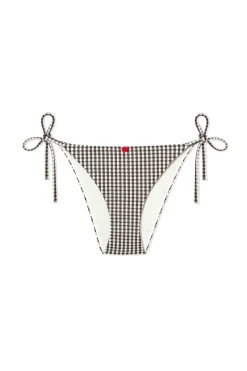 Dół od kostiumu kąpielowego typu bikini wiązana w kratkę Vichy
