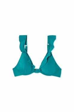 Góra od bikini z falbankami