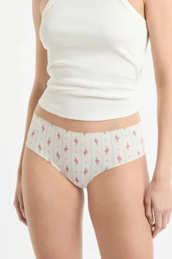 Hipster z mikrofibry bez szwów we wzory