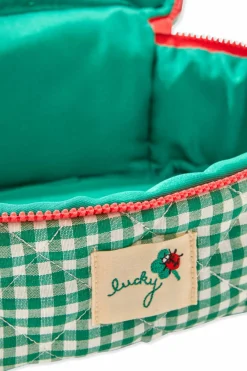 Kosmetyczka z wzorami i zamkiem błyskawicznym