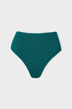Majtki bikini z wysokim stanem z elastycznego materiału dół od bikini