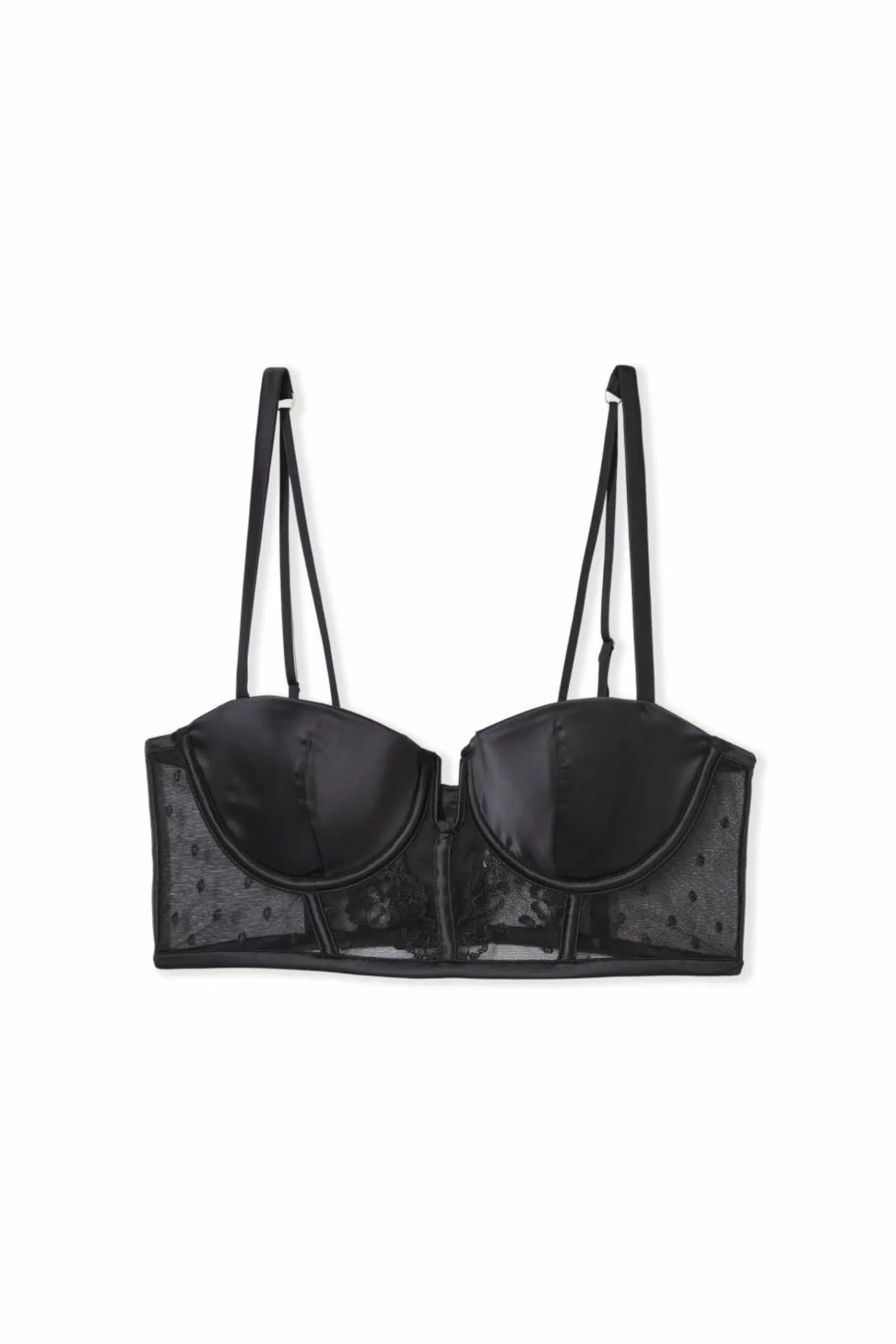 Soutien-gorge bustier en broderie