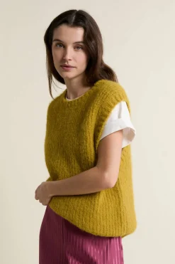 Sweter bez rękawów
