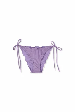 Wiązany dół od bikini z cekinami