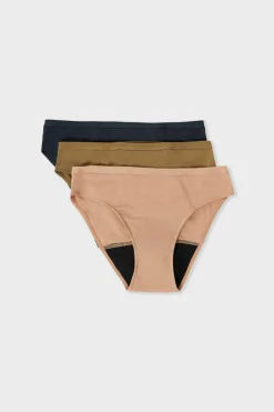Zestaw 3 par majtek menstruacyjnych - obfite krwawienie